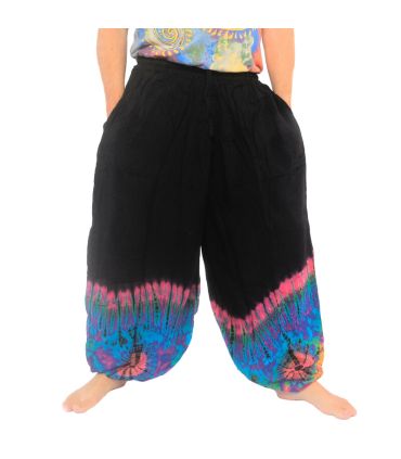 Pantalon ballon de rayonne - batik