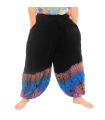 Ballonhose aus Rayon - batik