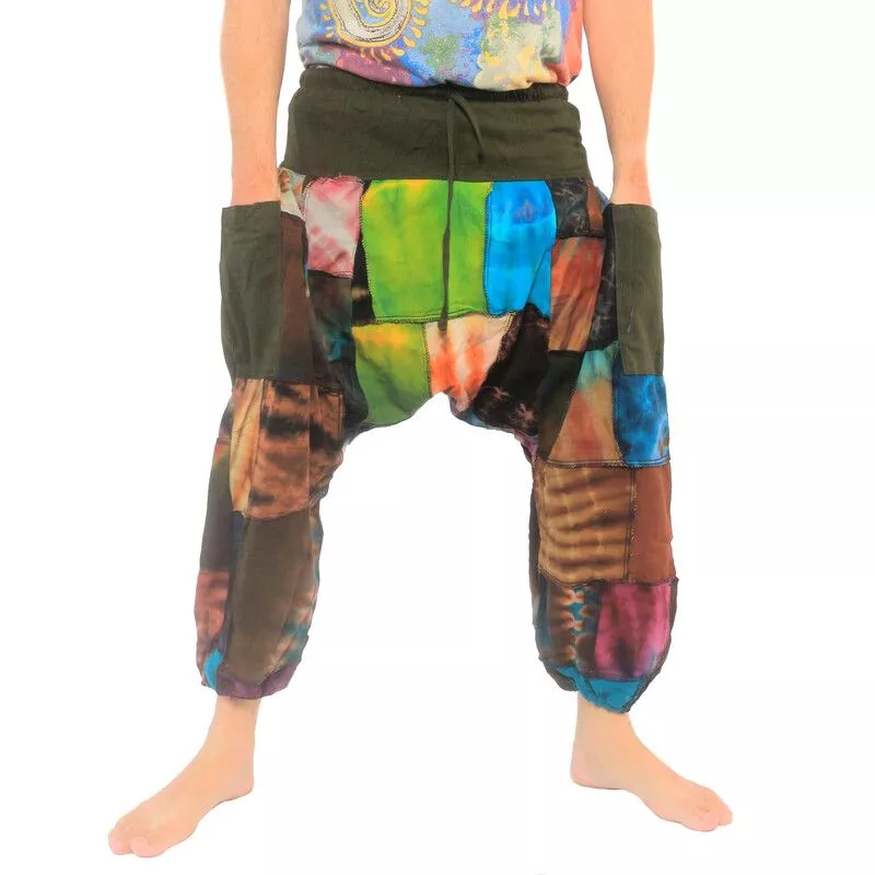Aladin patchwork pants cotton