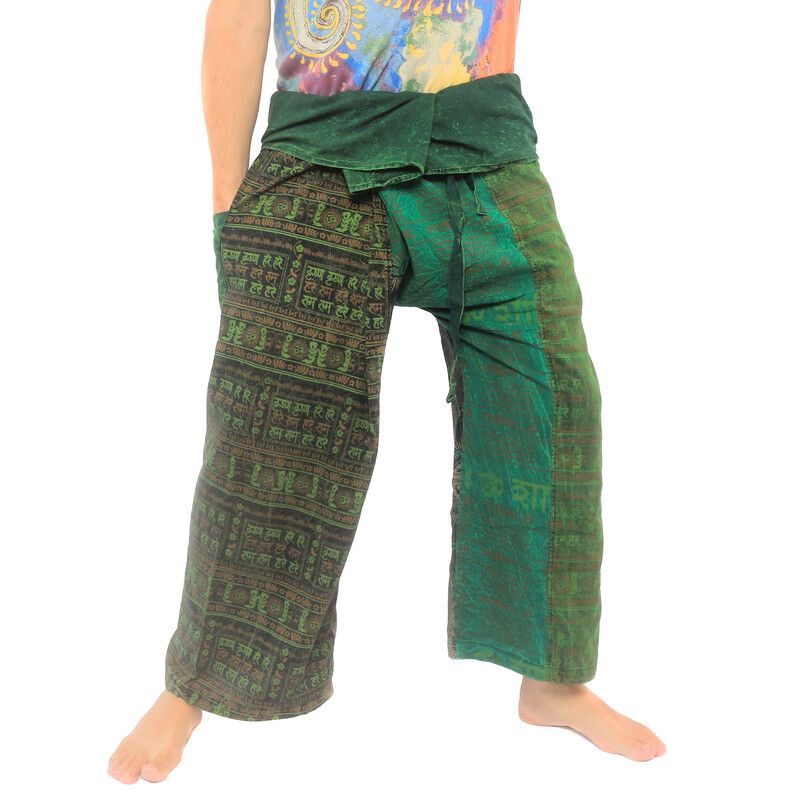 Pantalon de pêcheur thaïlandais de style indien et tibétain