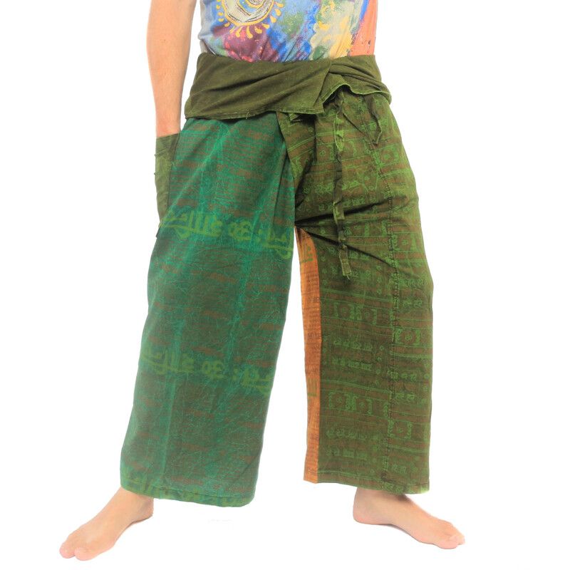 Pantalon de pêcheur thaïlandais de style indien et tibétain