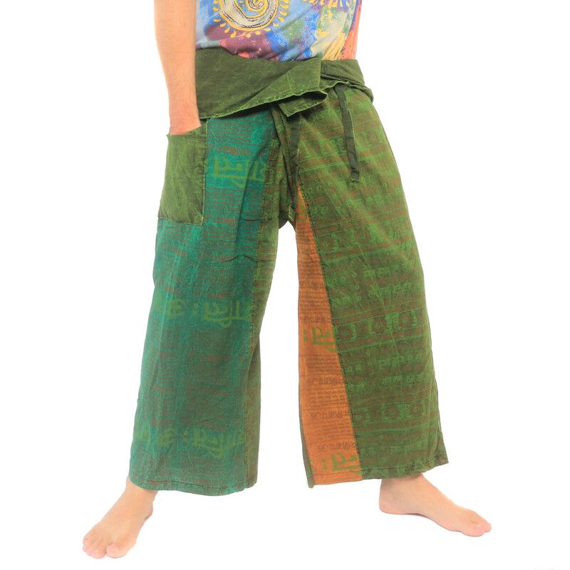 Pantalon de pêcheur thaïlandais de style indien et tibétain