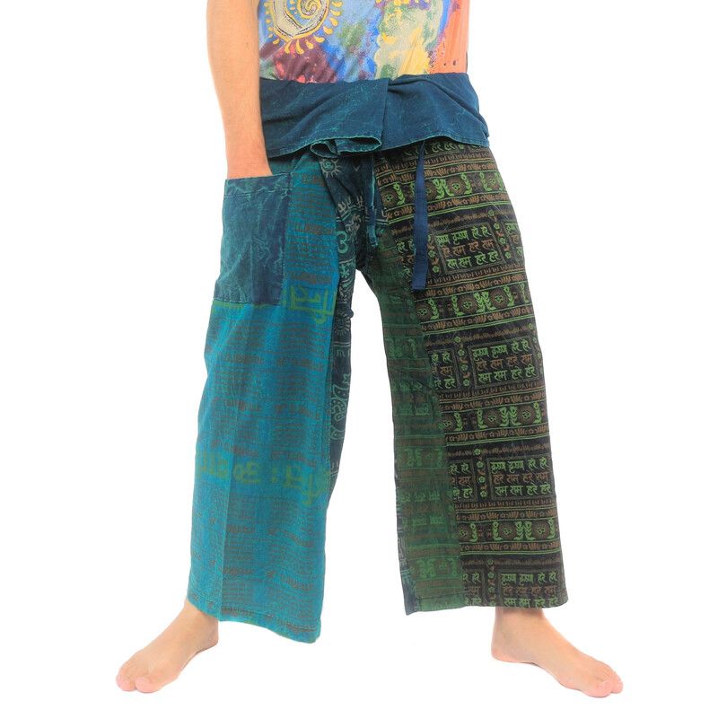 Pantalon de pêcheur thaïlandais de style indien et tibétain