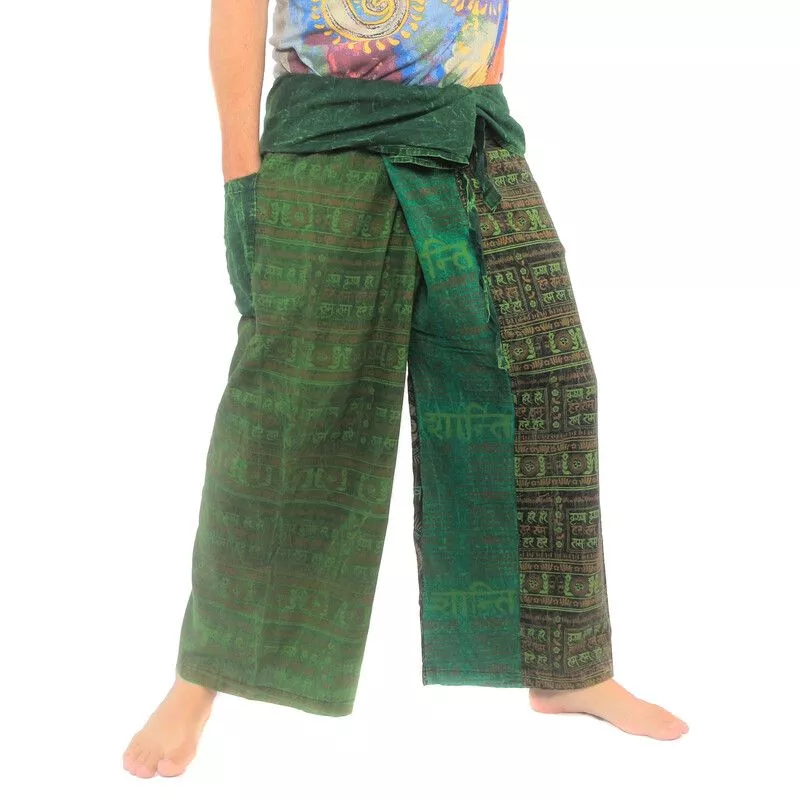 India Tibet Style Wrap Pants