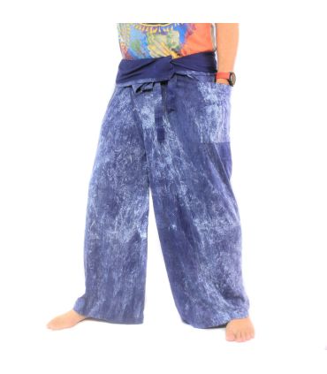 Thai Fischerhose "Stone Washed" XL - Weicher und Elastischer Baumwolle