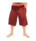 Short Thai fishing pants trousers "stone washed