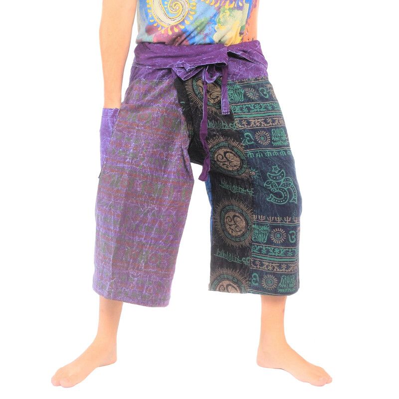 3/5 Inde Tibet Pantalon de pêcheur thaïlandais