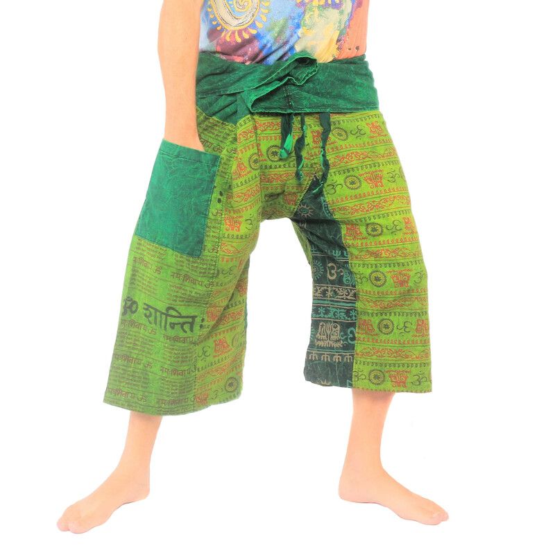 3/5 Inde Tibet Pantalon de pêcheur thaïlandais