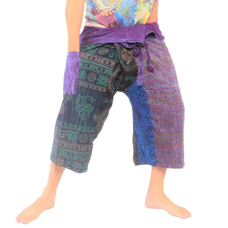 3/5 Inde Tibet Pantalon de pêcheur thaïlandais