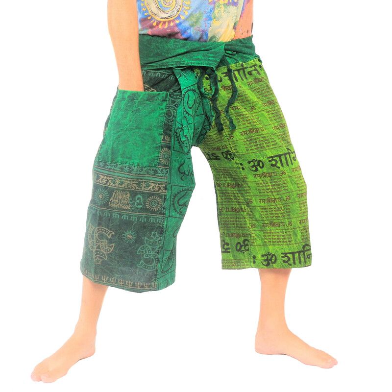 3/5 Inde Tibet Pantalon de pêcheur thaïlandais