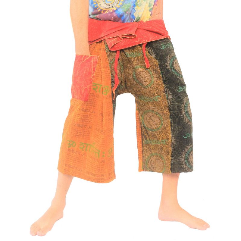 3/5 India Tibet Thai Thai fisherman's trousers