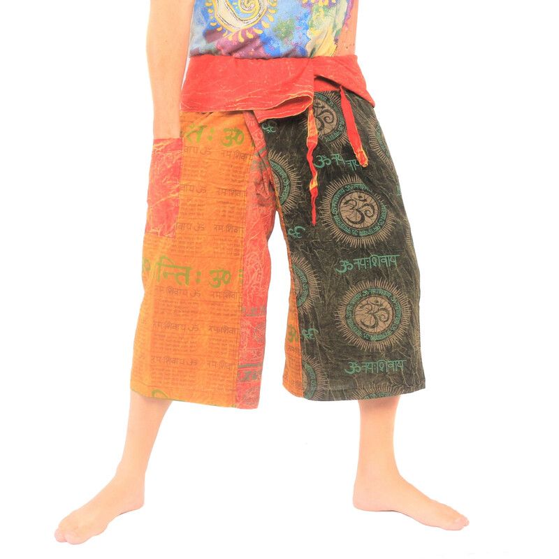 3/5 Inde Tibet Pantalon de pêcheur thaïlandais