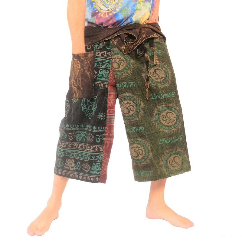 3/5 Inde Tibet Pantalon de pêcheur thaïlandais