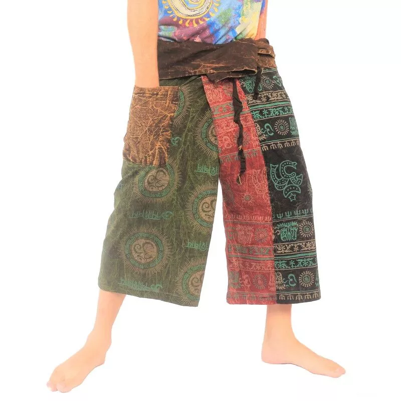 3/5 Inde Tibet Pantalons enveloppants thaïlandais