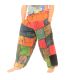 Pantalones de patchwork lavados a la piedra