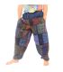 Pantalon en patchwork délavé