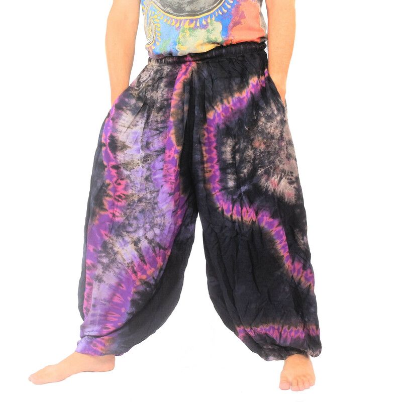 Pumphose Batik aus Bambus Rayon
