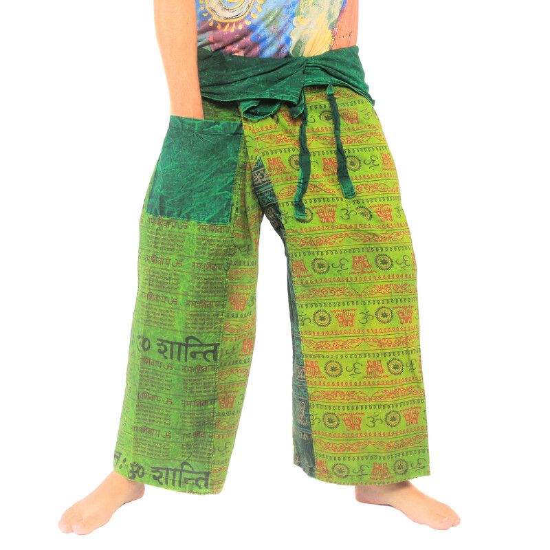 Pantalon de pêcheur thaïlandais de style indien et tibétain