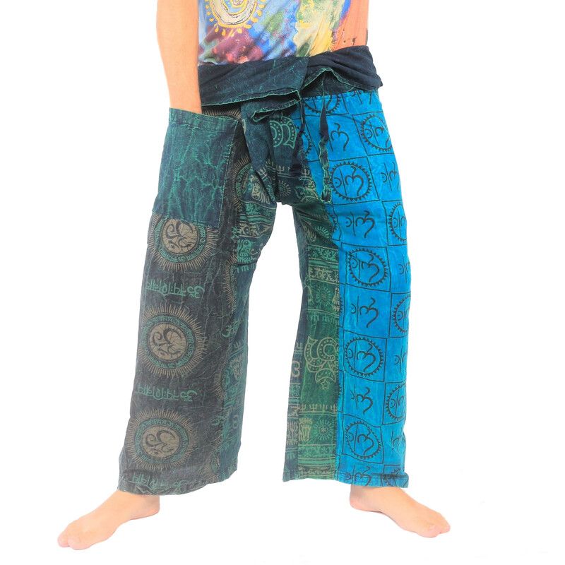 Pantalon de pêcheur thaïlandais de style indien et tibétain