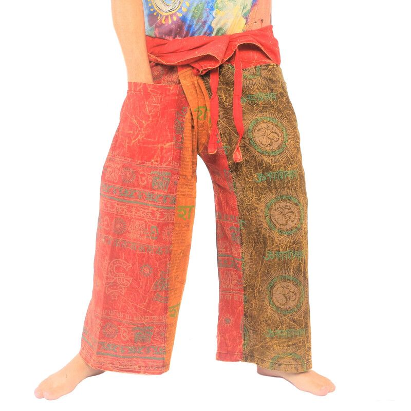 Pantalon de pêcheur thaïlandais de style indien et tibétain