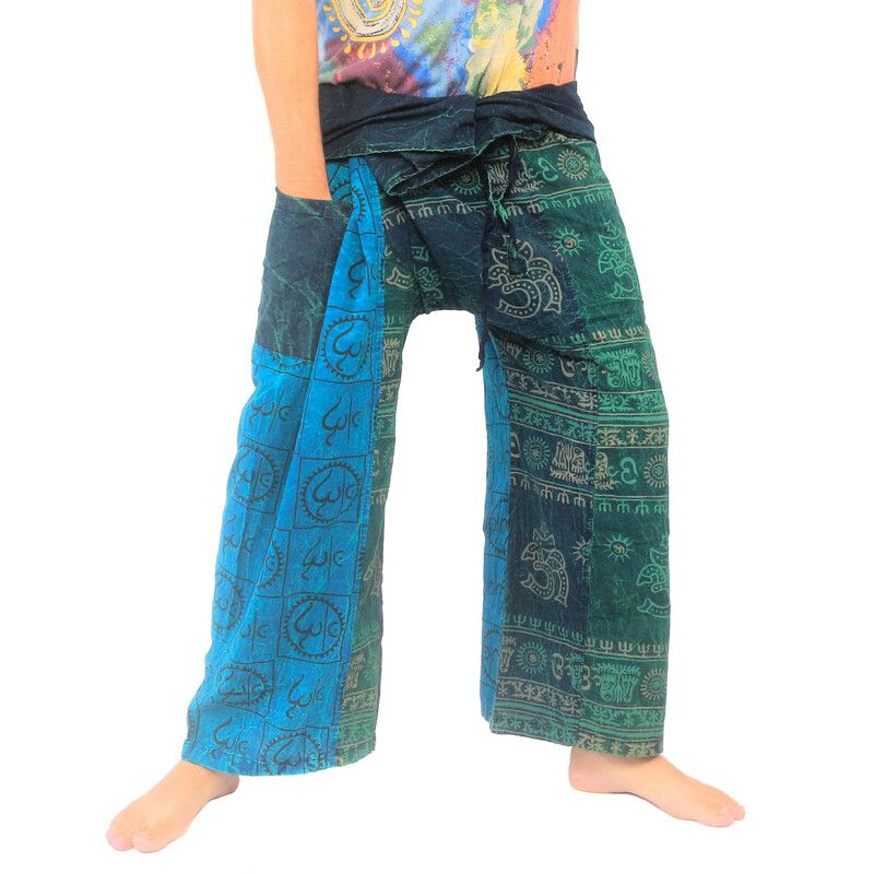 Pantalon de pêcheur thaïlandais de style indien et tibétain