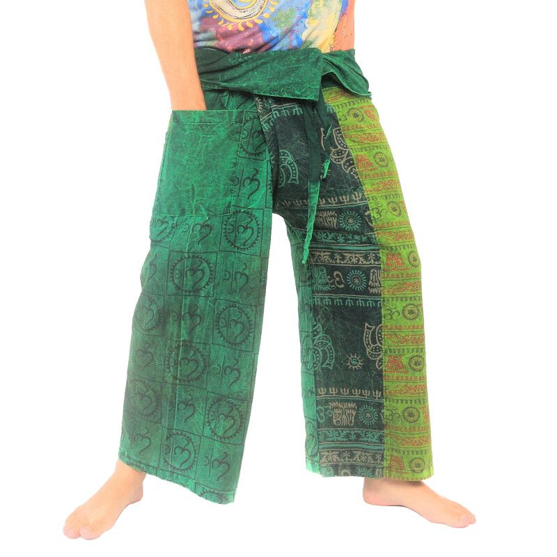 Pantalon de pêcheur thaïlandais de style indien et tibétain