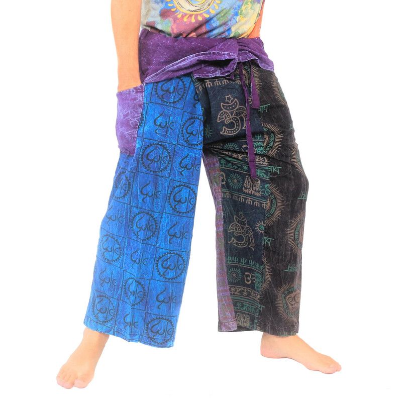 Pantalon de pêcheur thaïlandais de style indien et tibétain