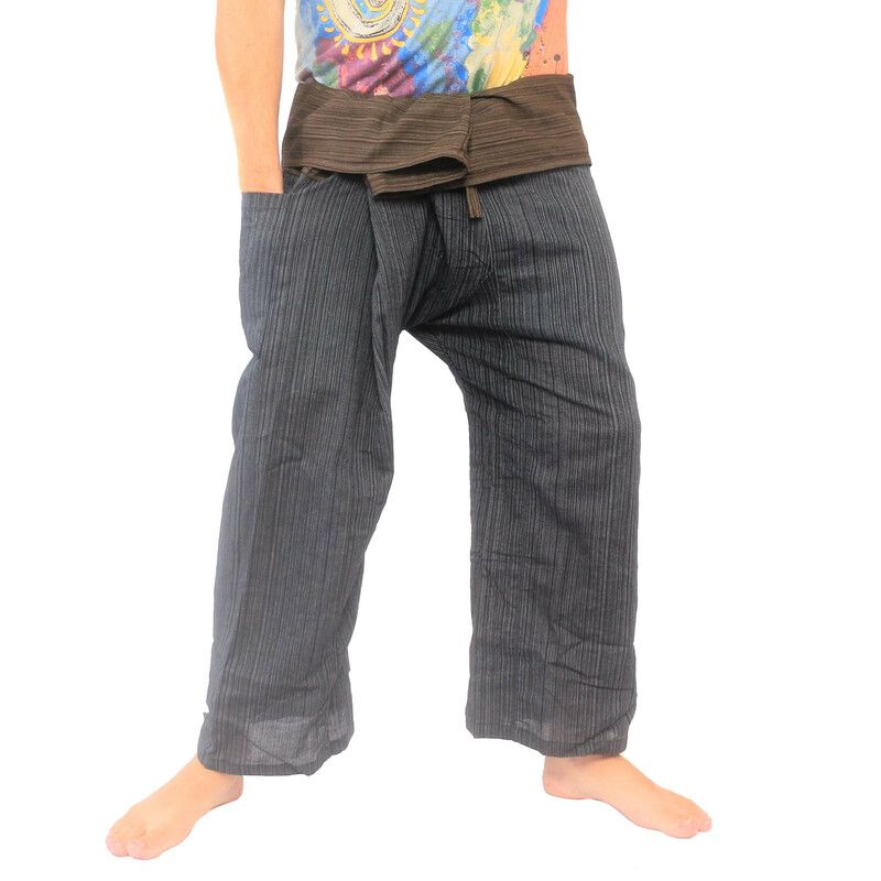 Thai Fisherman Pants Baumwoll-Mix Wickelhose Unisex