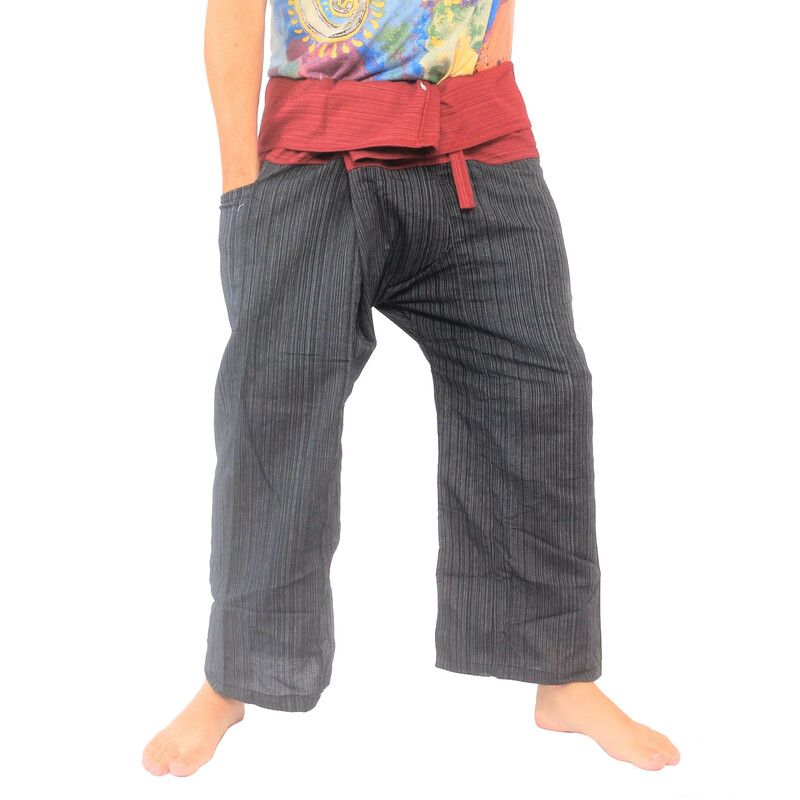 Thai Fisherman Pants Baumwoll-Mix Wickelhose Unisex
