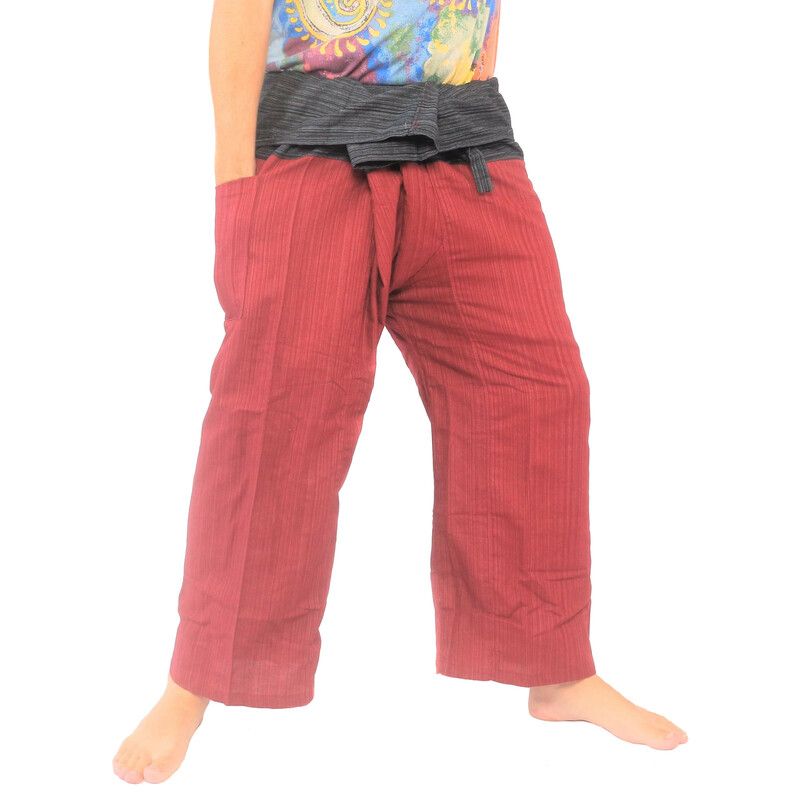 Thai Fisherman Pants Baumwoll-Mix Wickelhose Unisex