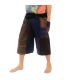 Pantalones de pescador tailandeses hechos a mano Patchwork de Chiang Mai