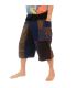 Pantalones de pescador tailandeses hechos a mano Patchwork de Chiang Mai