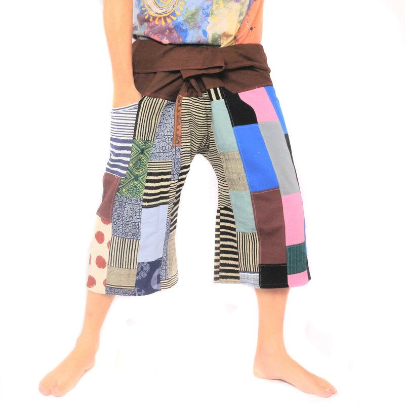 3/5 Thai fisherman pants - cotton