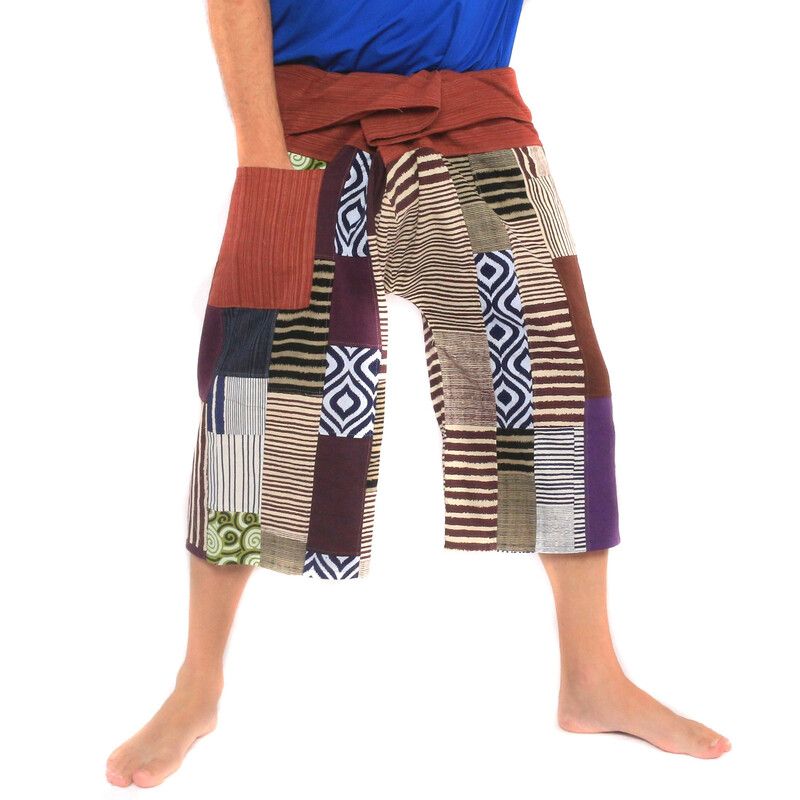 3/5 Thai fisherman pants - cotton