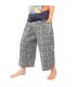 Thai Fisherman Pants Chiang Mai Heavy Cotton Indigo Candle Writing