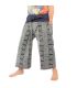 Thai Fisherman Pants Chiang Mai Heavy Cotton Indigo Candle Writing
