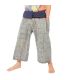 Thai Fisherman Pants Chiang Mai Heavy Cotton Indigo Candle Writing