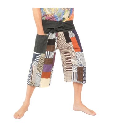 3/5 Pantalon de pêcheur thaïlandais - coton