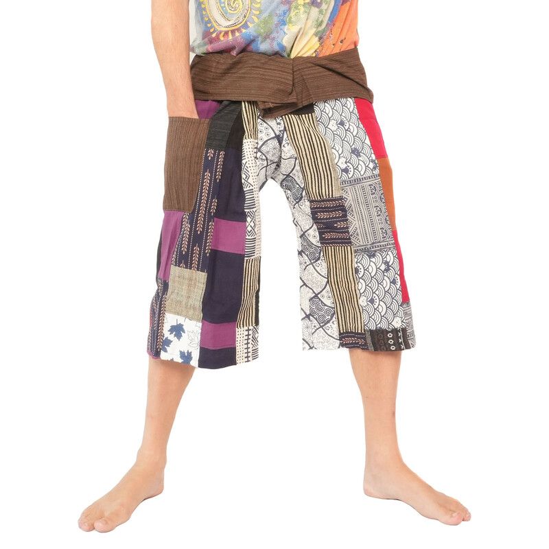 3/5 Thai fisherman pants - cotton