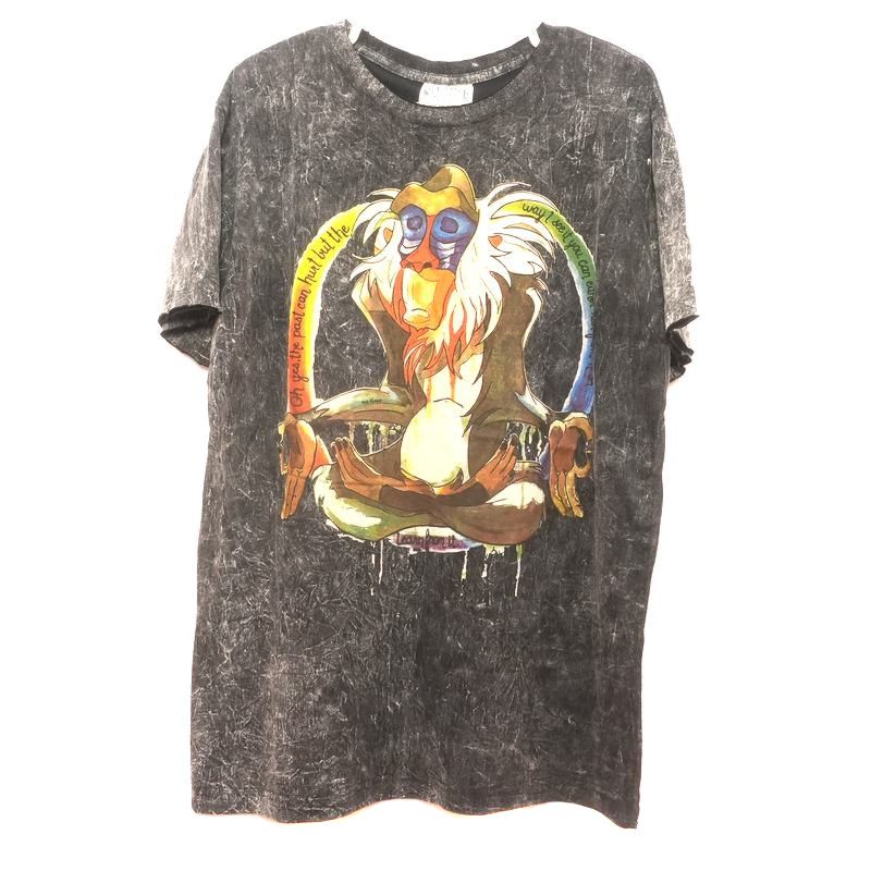 No Time T-Shirt Cartoon Monkey with Lion King Quote