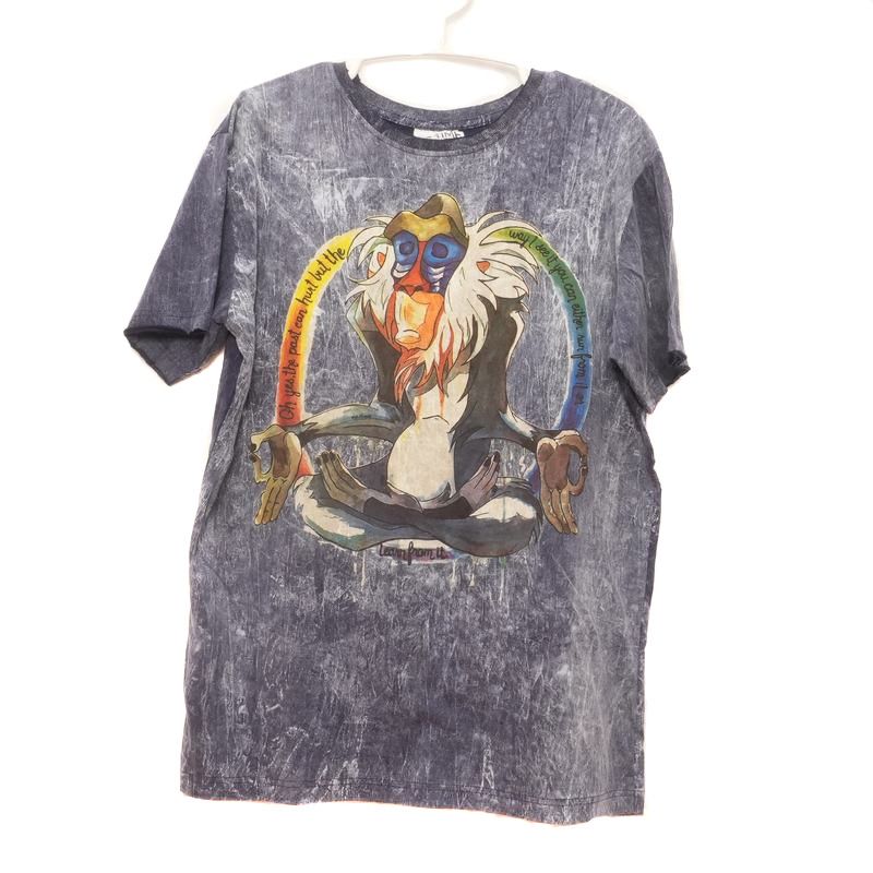 No Time T-Shirt Cartoon Monkey with Lion King Quote
