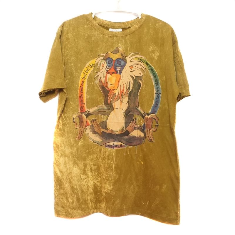 No Time T-Shirt Cartoon Monkey with Lion King Quote