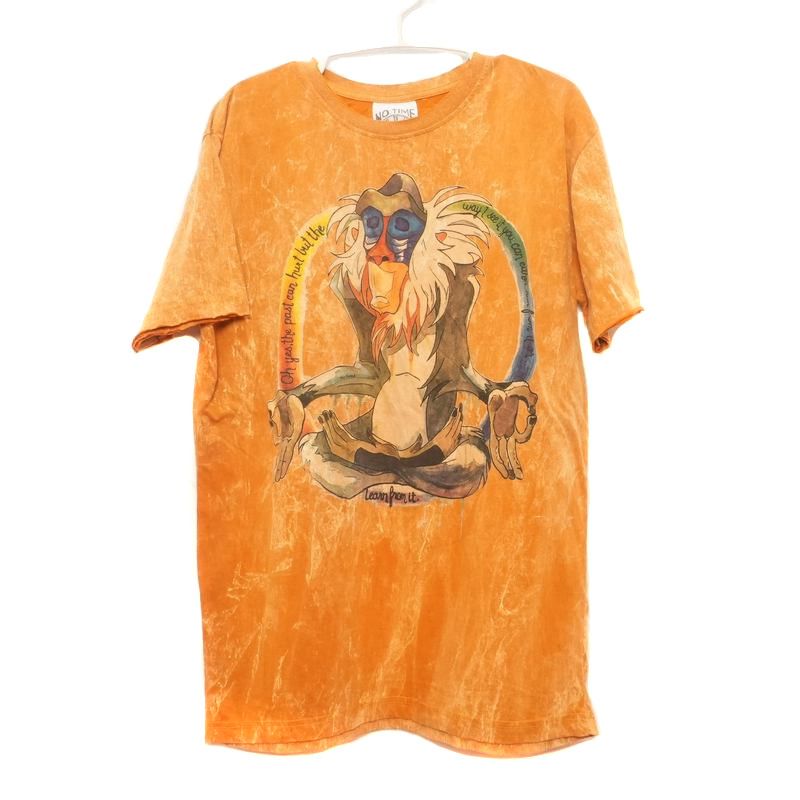 No Time T-Shirt Cartoon Monkey with Lion King Quote