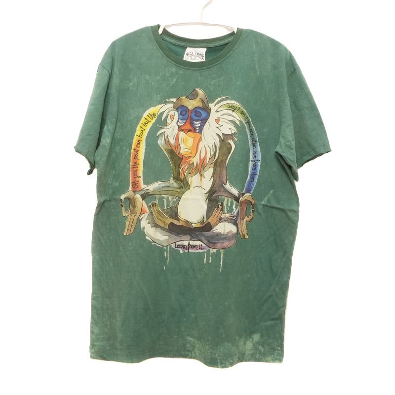 No Time T-Shirt Cartoon Monkey with Lion King Quote