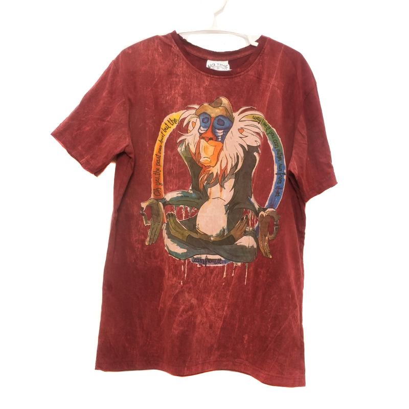 No Time T-Shirt Comic-Affe mit Lion King Zitat