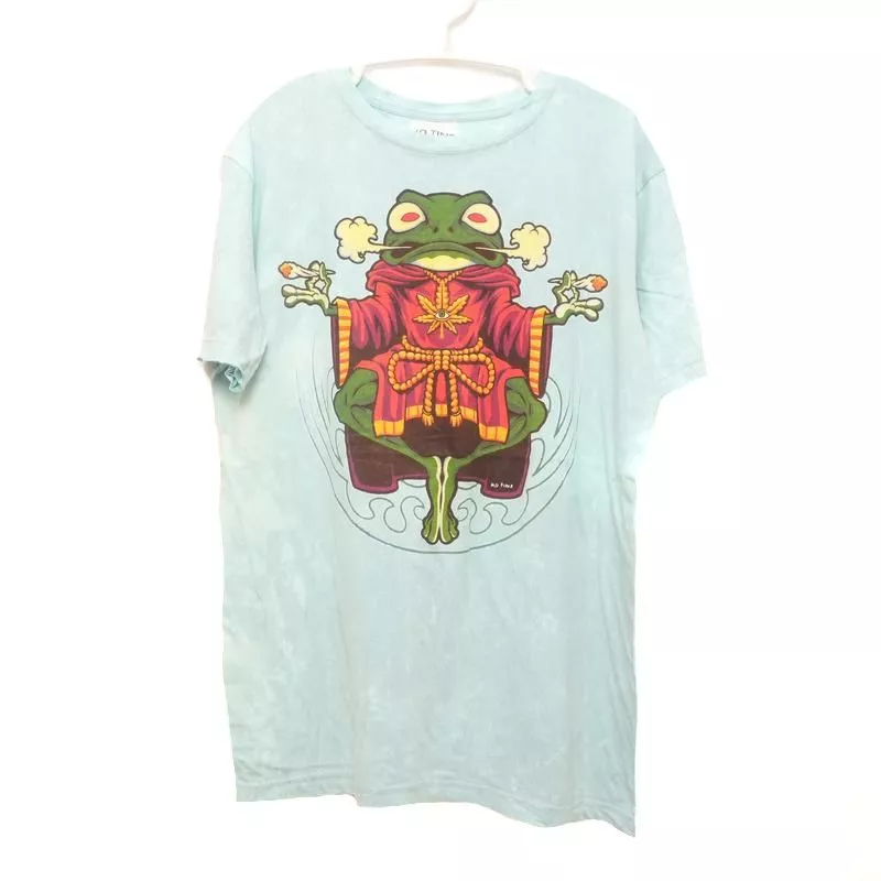 "No Time"  T-Shirt Size L Stonewashed