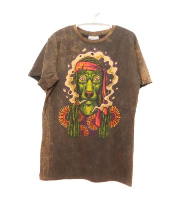 "No Time"  T-Shirt Size L Stonewashed