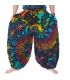 Wide balloon pants, bloomers, batik pants rayon