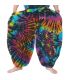 Wide balloon pants, bloomers, batik pants rayon