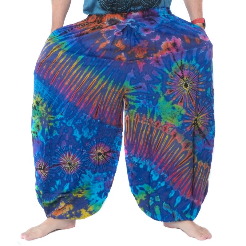 Large pantalon ballon, pantalon bouffant, pantalon batik rayonne